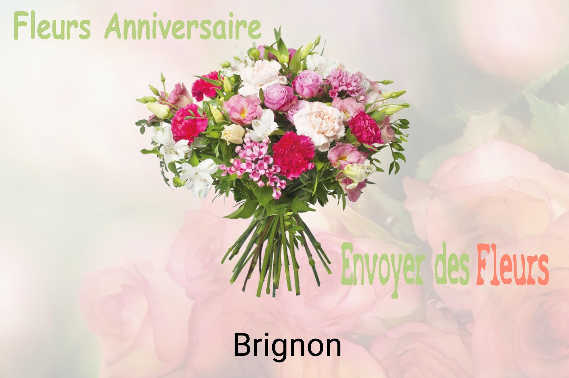 Bouquet de fleurs d’anniversaire livré à Brignon